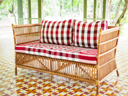 โซฟา 2 ที่นั่ง หวายแท้ PISAMAI รุ่น TARZAN SOFA แนว HOMIE COTTAGE โซฟานั่งเล่น ขนาด 126*76*90 CM สีธรรมชาติ_5